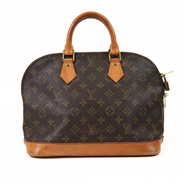 Louis Vuitton Brown Monogram Canvas Alma MM Tote