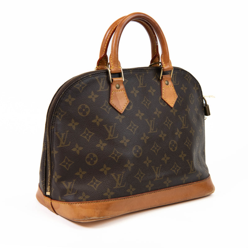 Louis Vuitton Brown Monogram Canvas Alma MM Tote