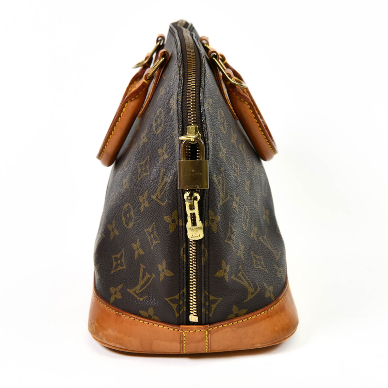 Louis Vuitton Brown Monogram Canvas Alma MM Tote