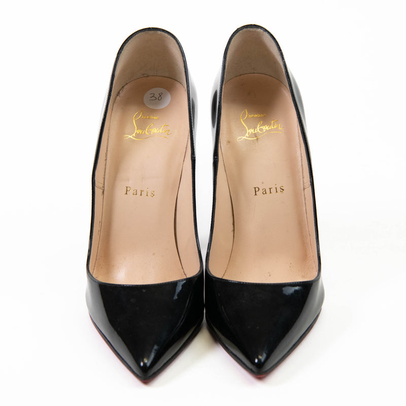 Christian Louboutin Black Patent Leather So Kate 120 Pumps Size 38