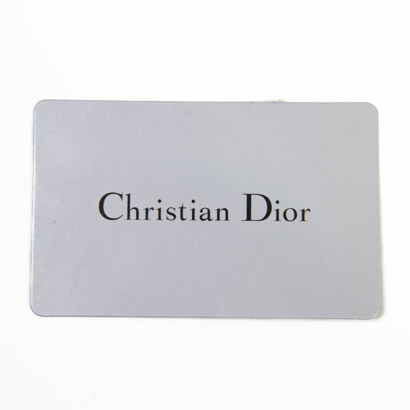 Christian Dior Black Lambskin Cannage Miss Dior Chain Pouch