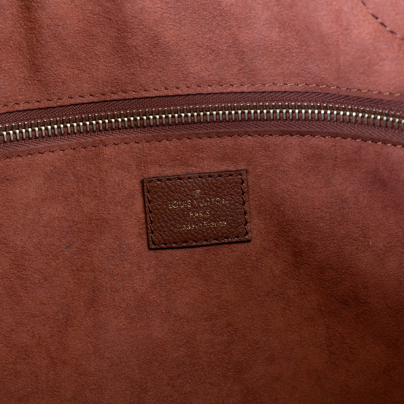 Louis Vuitton Cognac Empreinte Leather Monogram Giant Neverfull MM