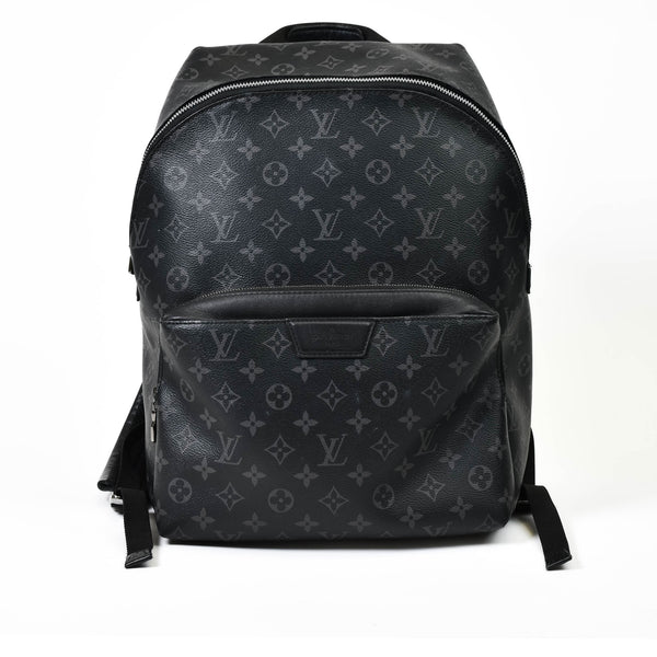 Louis Vuitton Grey & Black Monogram Eclipse Discovery Backpack PM