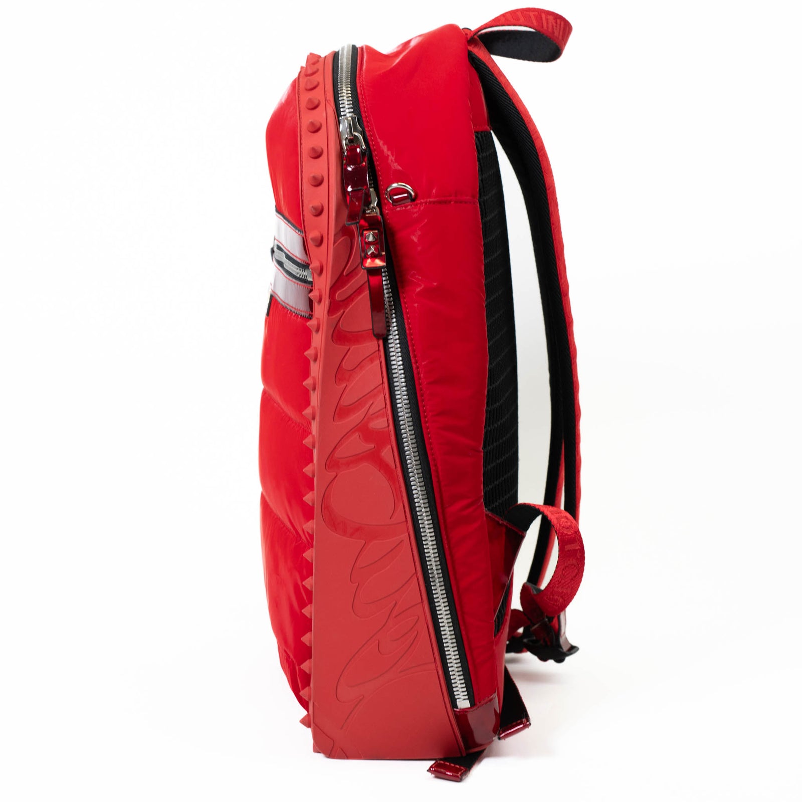 未使用CHRISTIAN LOUBOUTIN BACKPARIS バックパック Backparis leather backpack in black - Christian Louboutin | Mytheresa