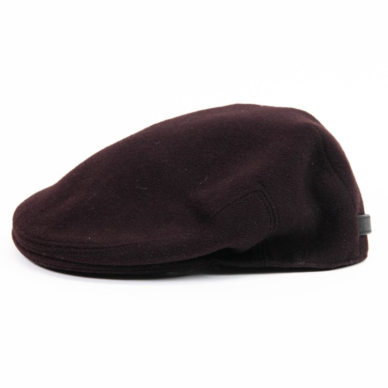 Hermes Burgundy Cashmere Buckle Hat Size 61