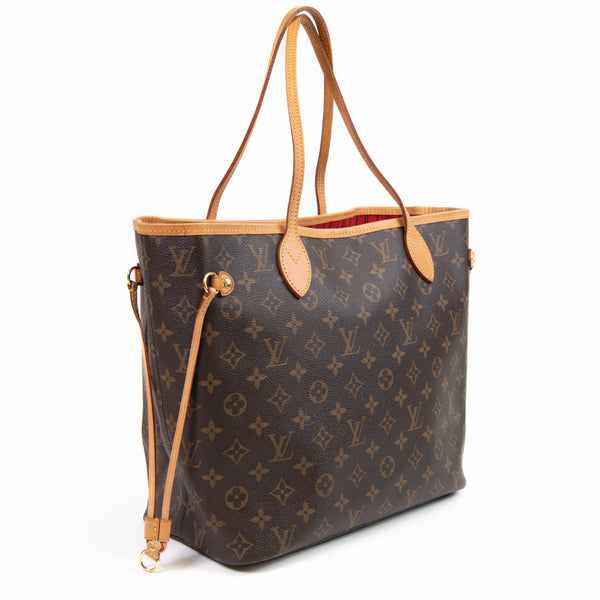 Louis Vuitton Brown Monogram Canvas Neverfull MM Tote Bag