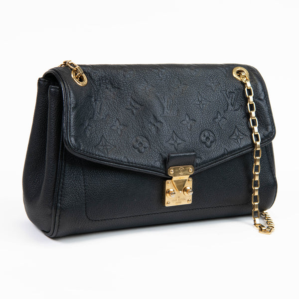 Louis Vuitton Black Empreinte Leather Saint Germain PM