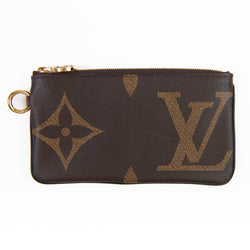 Louis Vuitton Reverse Brown Monogram Canvas Giant Rectangle Pouch