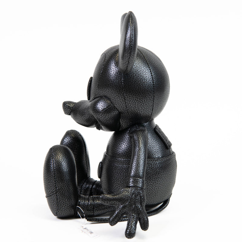 Coach Black Leather Micky Mouse Figure