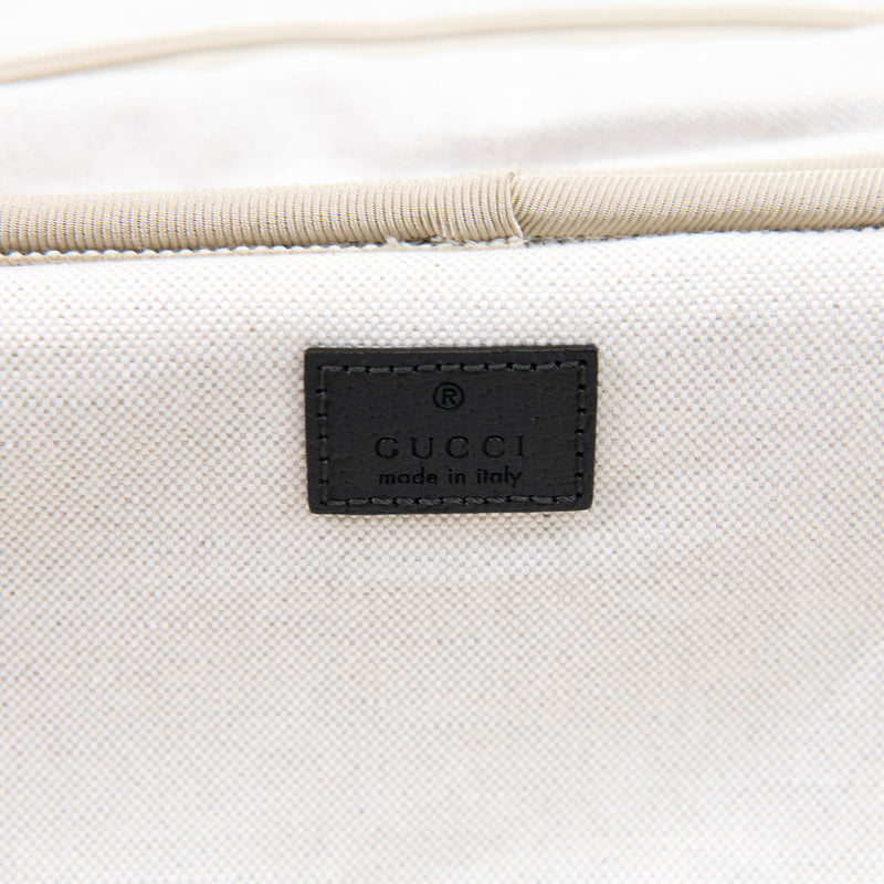 Gucci Grey Small Ophidia Supreme Canvas Cabin Trolley Bag