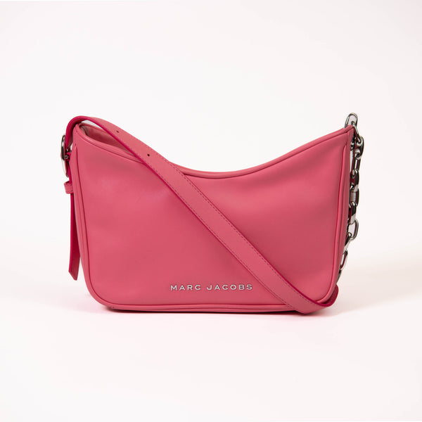 Marc Jacobs Pink Lemonade Leather Tempo Baguette Shoulder Bag