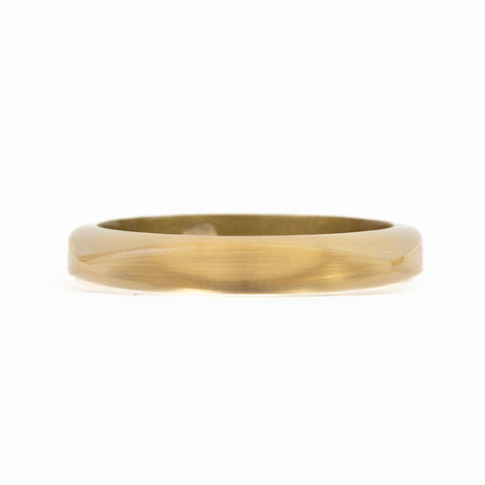Alexis Bittar Gold plated and Brass Lucite Medium Tapered Bangle Bracelet