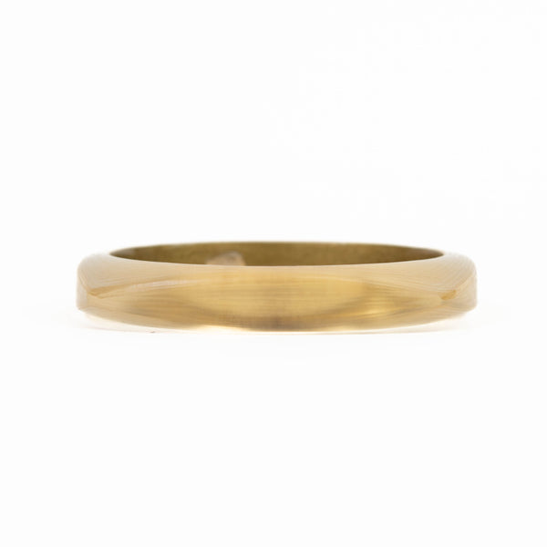 Alexis Bittar Gold plated and Brass Lucite Medium Tapered Bangle Bracelet