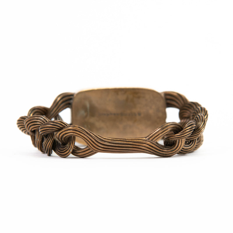 Stephen Dweck Woven Gold Abalone Bracelet