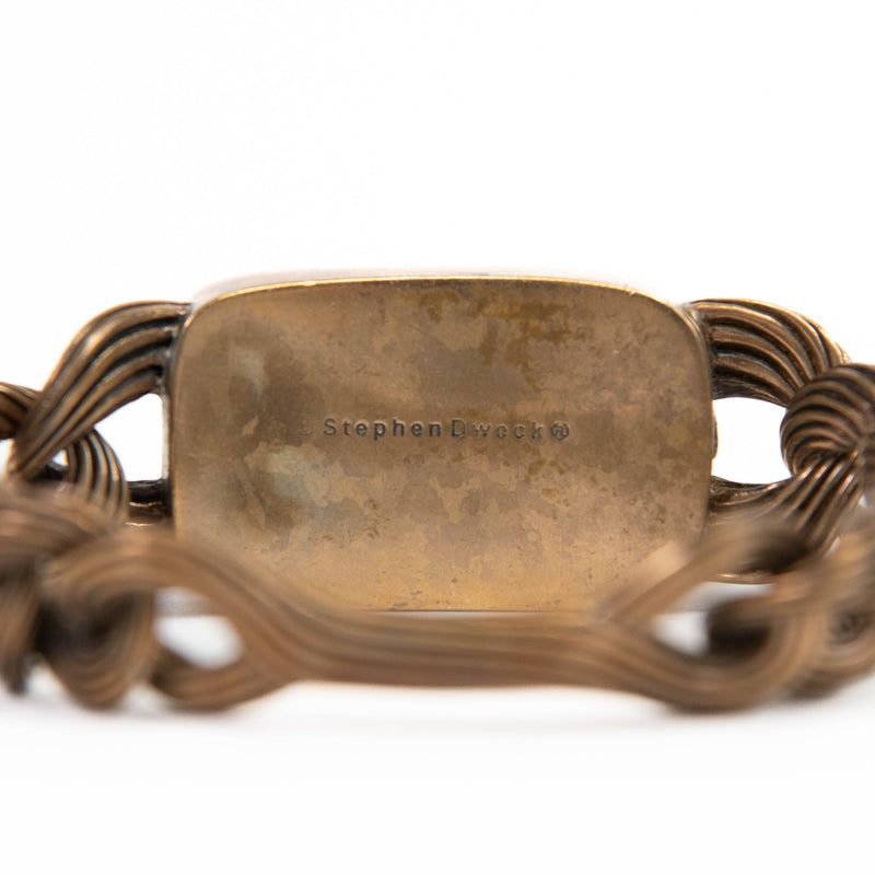 Stephen Dweck Woven Gold Abalone Bracelet