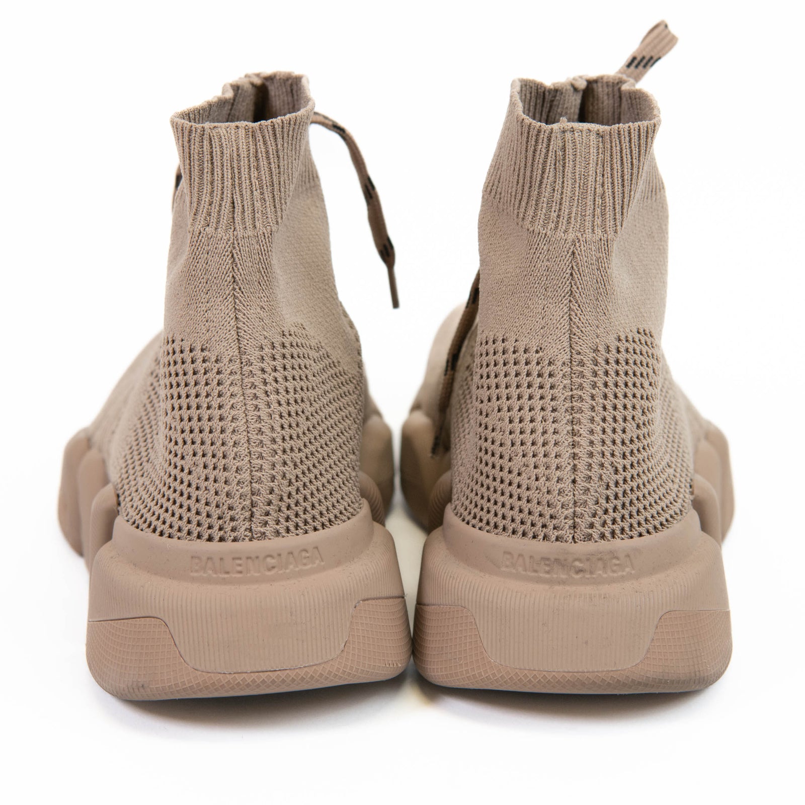 Balenciaga beige sock trainers hotsell