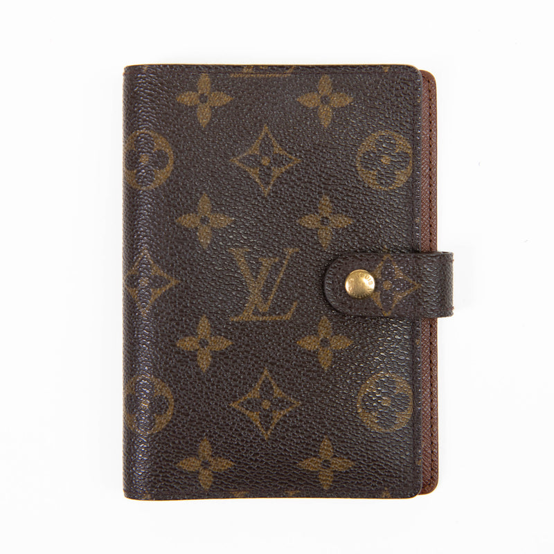 Louis Vuitton Brown Monogram Canvas Small Ring Agenda Cover