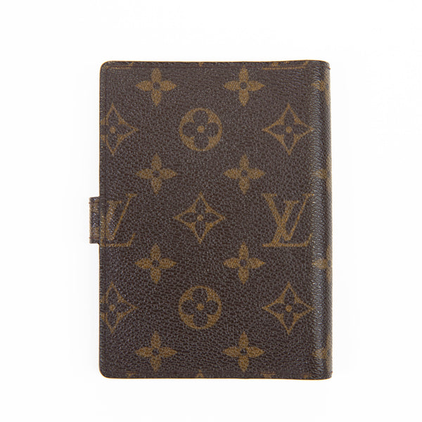 Louis Vuitton Brown Monogram Canvas Small Ring Agenda Cover