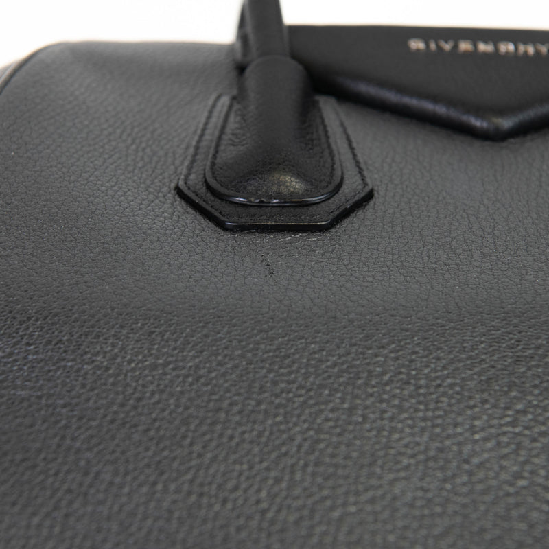 Givenchy Black Sugar Goatskin Medium Antigona Tote Bag