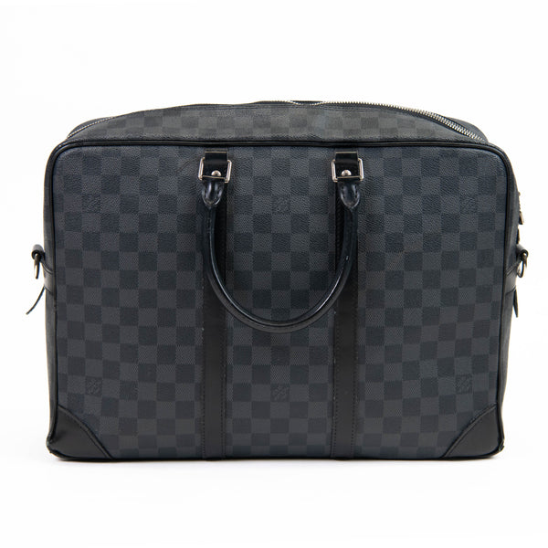 Louis Vuitton Damier Graphite Canvas Porte Documnets Voyage GM Bag