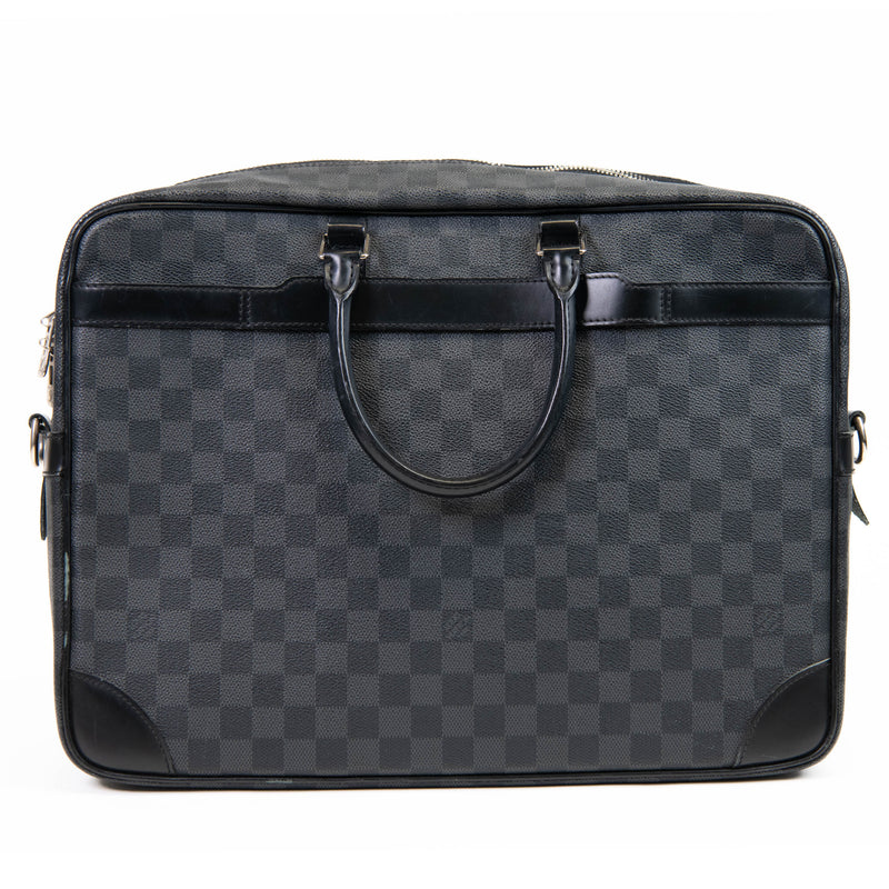 Louis Vuitton Damier Graphite Canvas Porte Documnets Voyage GM Bag