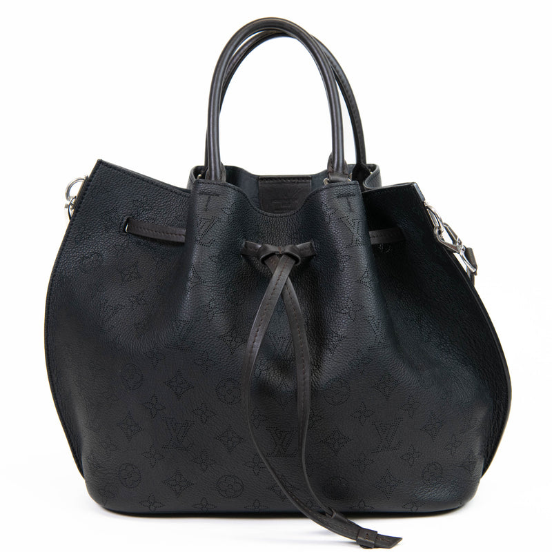 Louis Vuitton Black Mahina Girolata Leather Tote