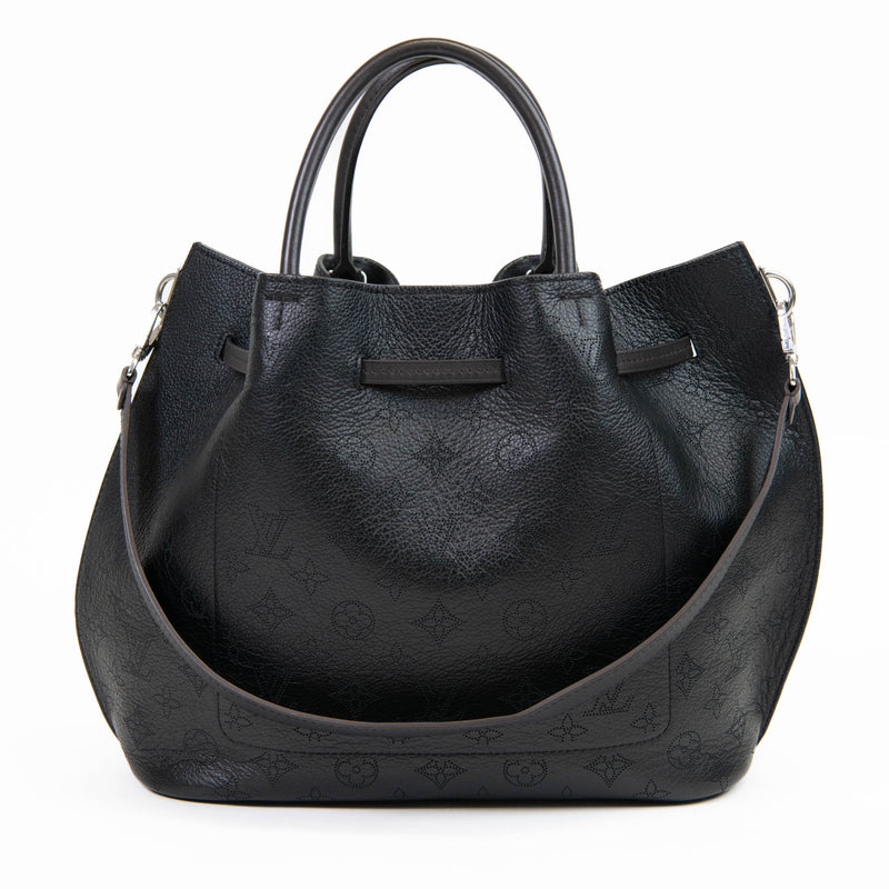 Louis Vuitton Black Mahina Girolata Leather Tote