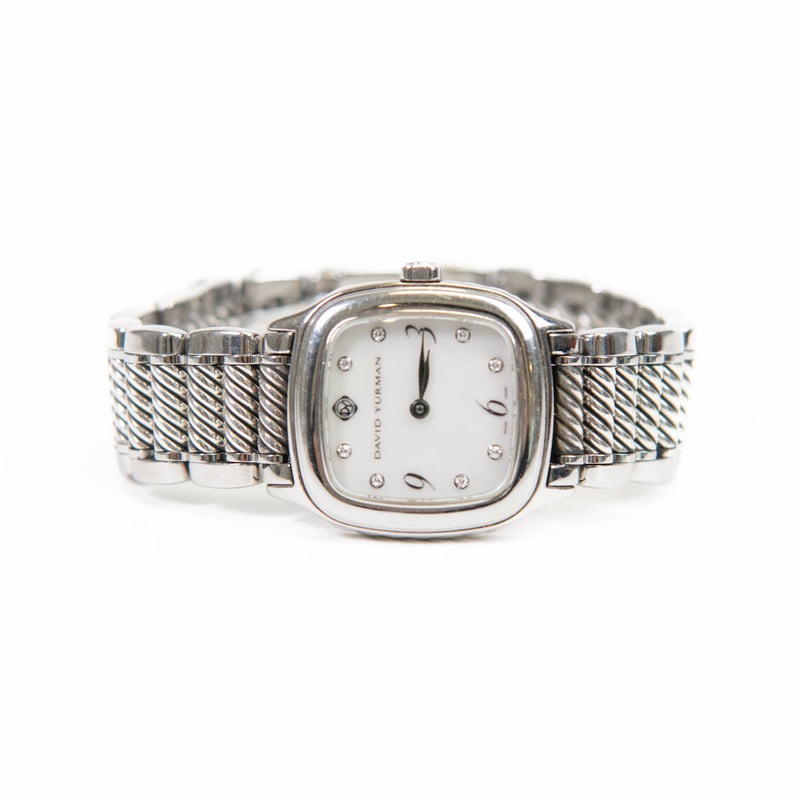 David Yurman Stainless Steel Thoroughbred Quartz Watch