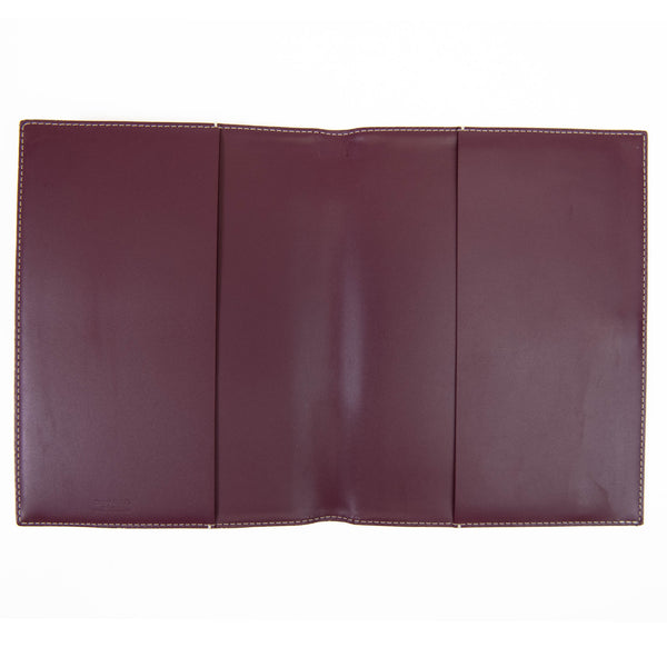 Goyard Burgundy Goyardine Couverture Castiglione Documents Cover