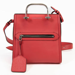 Alexander McQueen Red Leather The Short Story Handbag