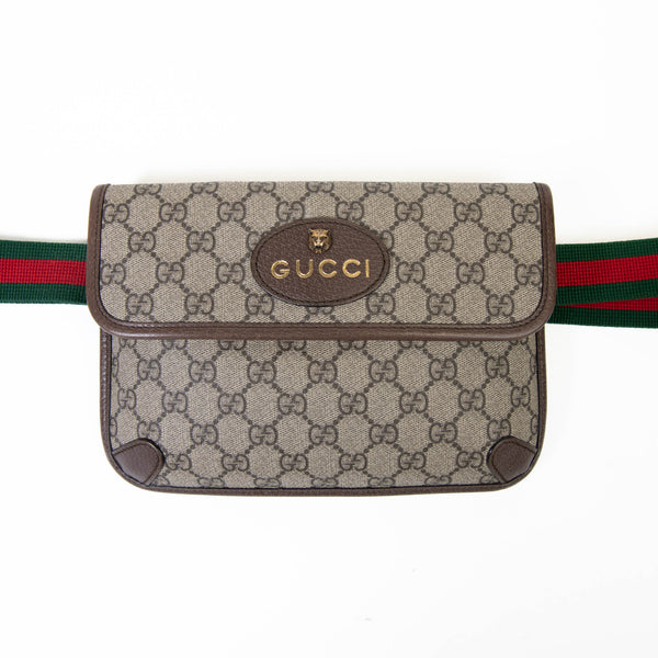 Gucci Beige Canvas Neo Vintage GG Supreme Belt Bag