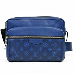 Louis Vuitton Cobalt Blue Taiga Monogram Outdoor Messenger Bag