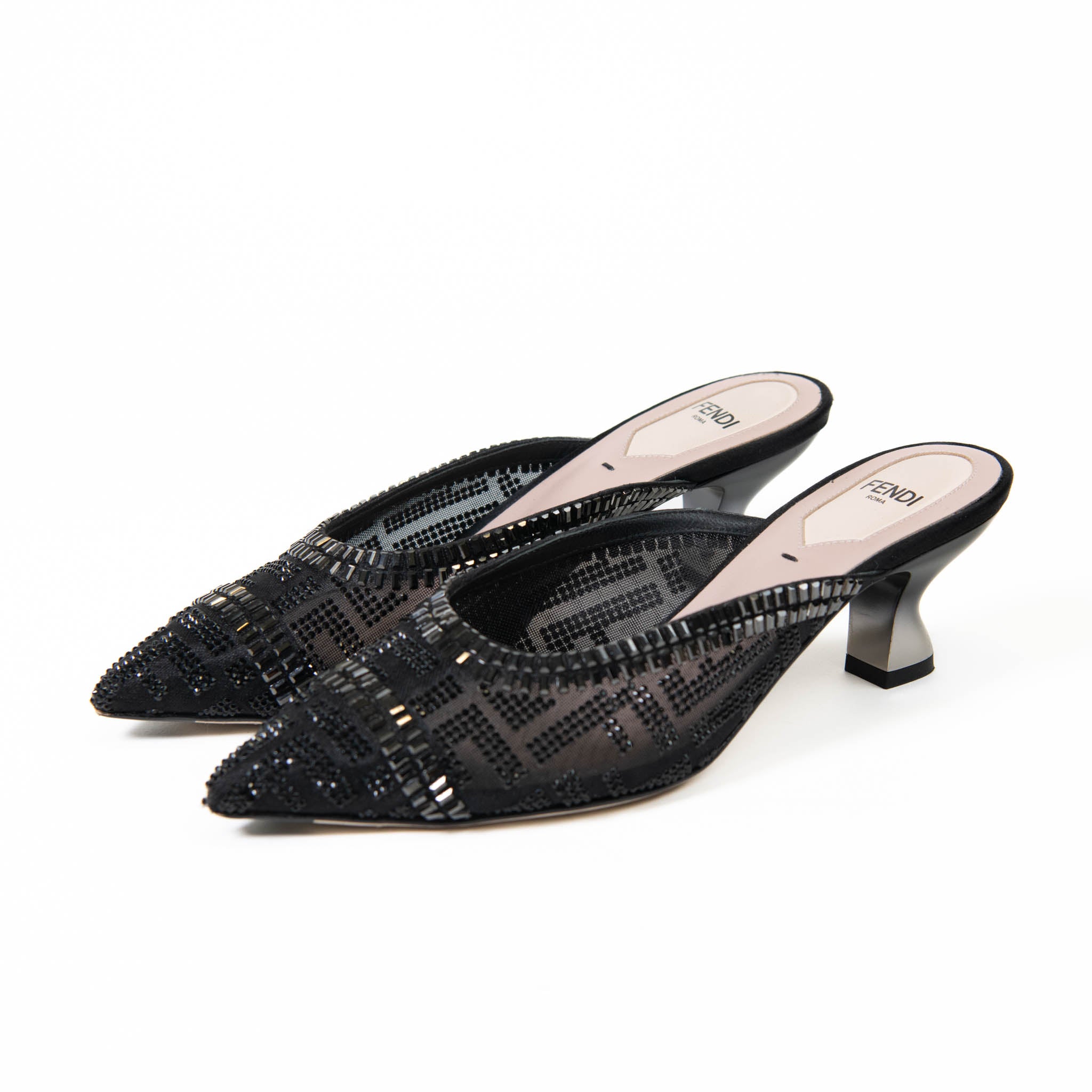 pointed-FRIN / BEIGE & BLACK | Offen