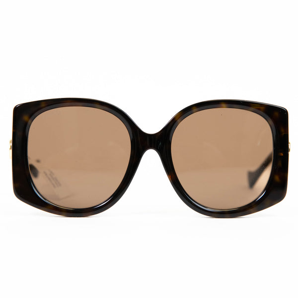 Gucci Tortoise Acetate Sunglasses GG1257S Sunglasses