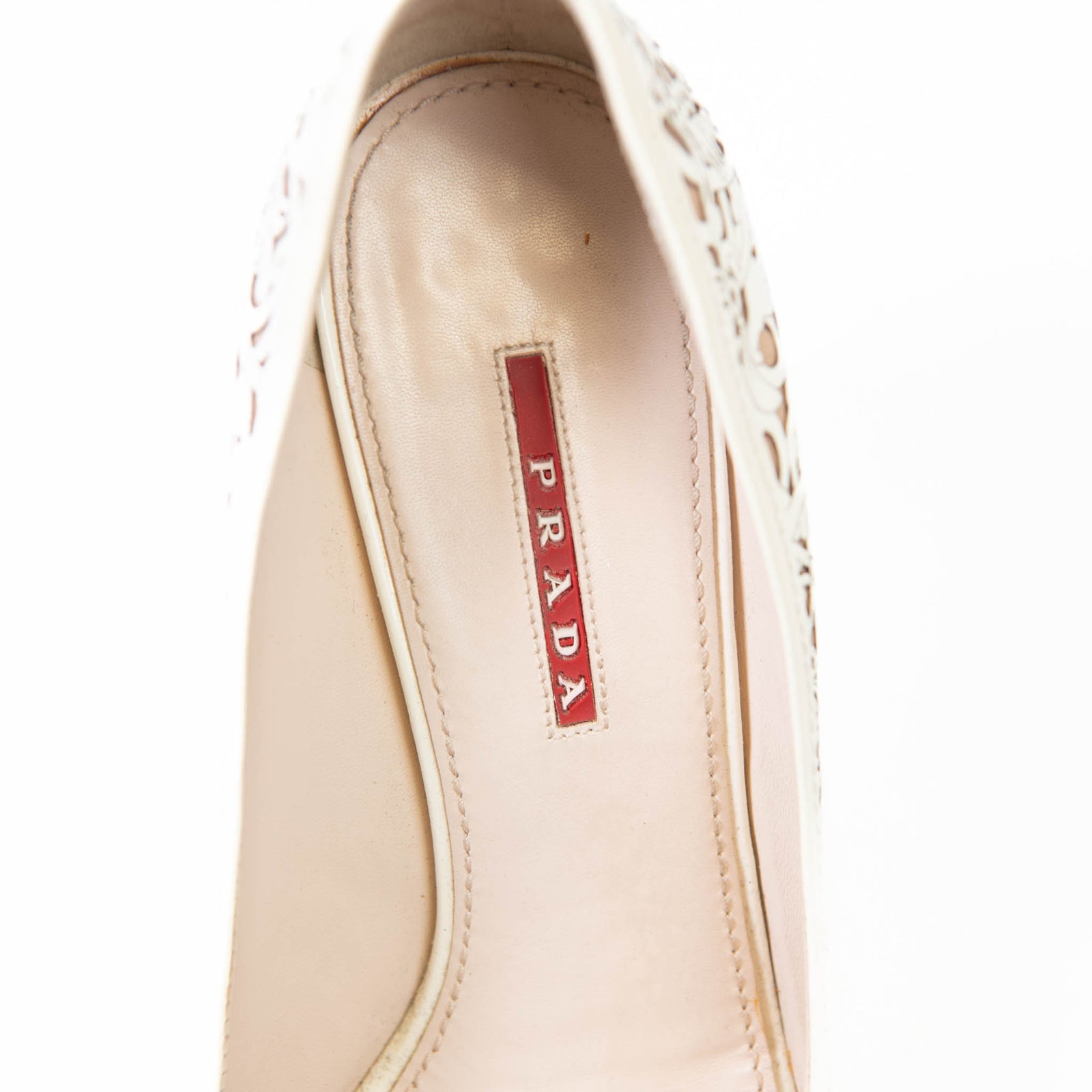 Prada Patent Leather Heels, Size 39 — Mercer Island Thrift Shop