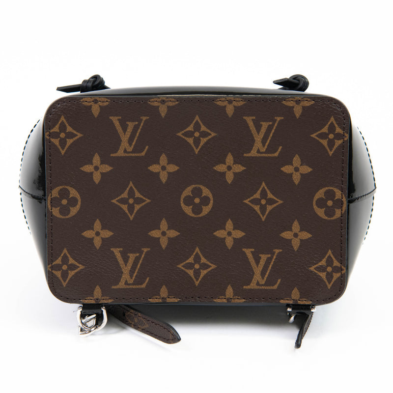 Louis Vuitton Black Patent Monogram Canvas Hot Springs Backpack