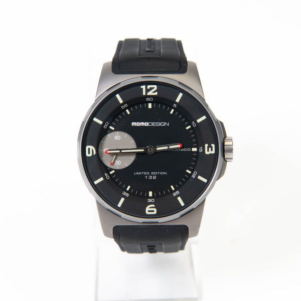 Momo Design Titanium Grey & Black Meccanico 44mm Wristwatch