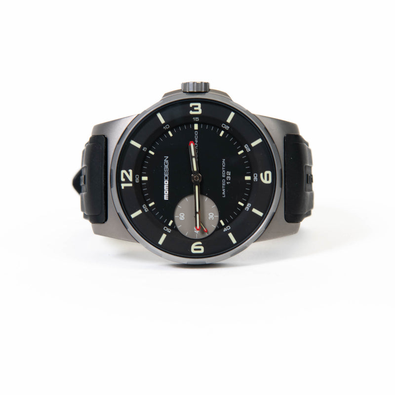 Momo Design Titanium Grey & Black Meccanico 44mm Wristwatch