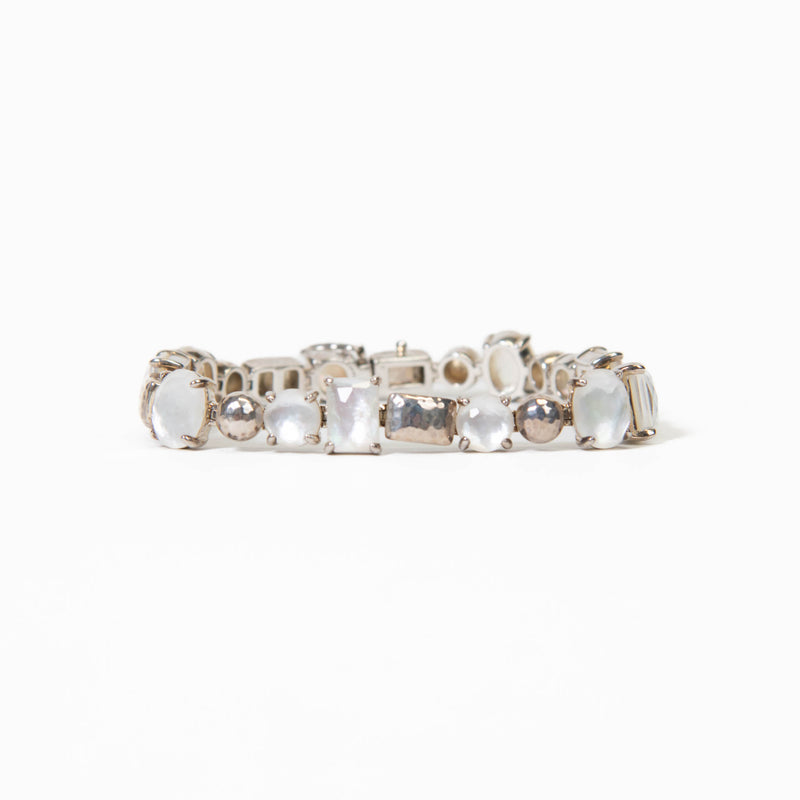 Ippolita Sterling Silver Multi Size Crystal Rock Candy Bracelet