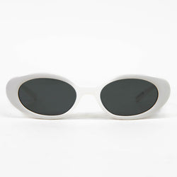 Maison Margiela – MM005 W2 White Oval Sunglasses