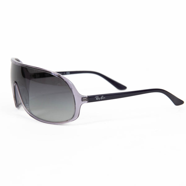 Ray-Ban Black Acetate Shield RB 4082 Sunglasses