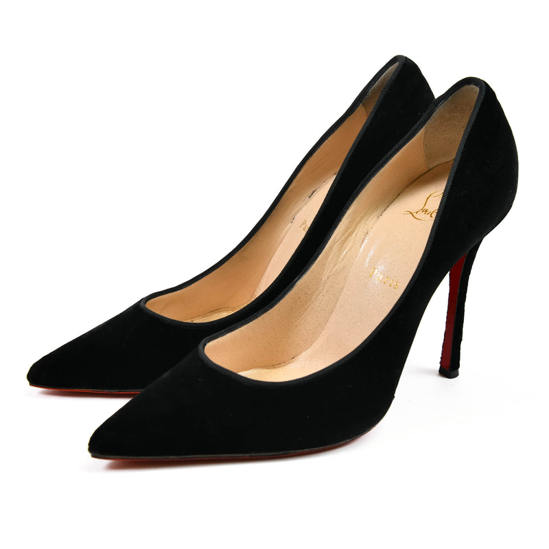 Christian Louboutin Veau Velours Decoltish 100 Pumps Size 40