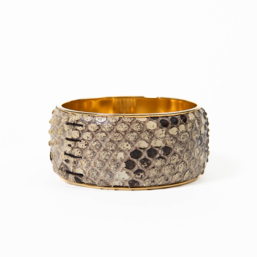 Dolce & Gabbana Runway Python Bangle Bracelet 2005 – On Que