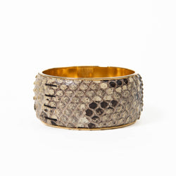 Dolce & Gabbana Runway Python Bangle Bracelet 2005