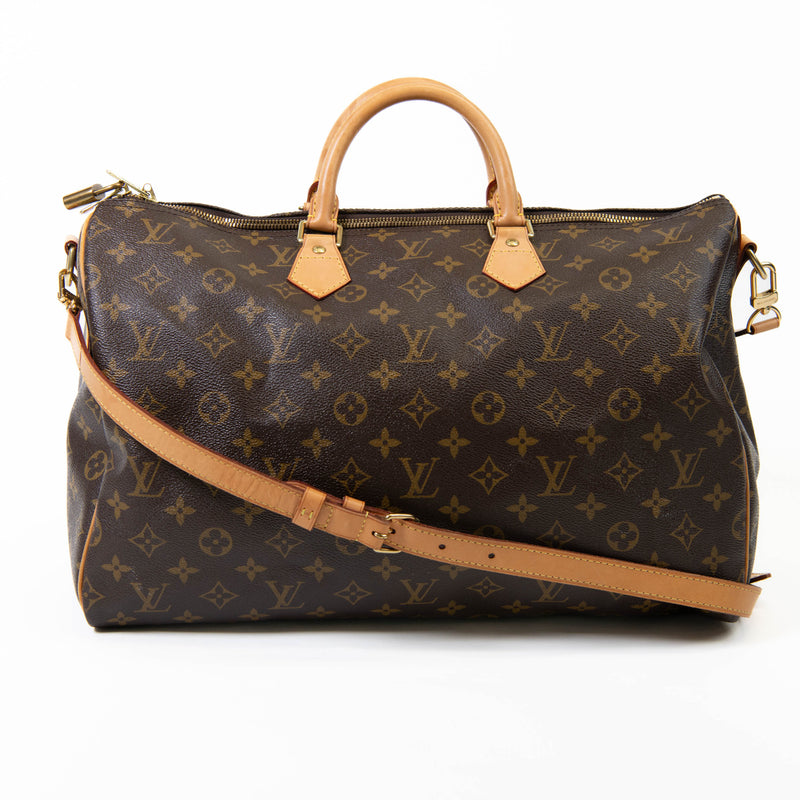 Louis Vuitton Brown Monogram Canvas Bandoulière Keepall 40