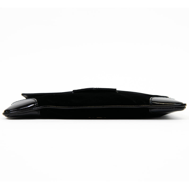 Emporio Armani Black Velvet Clutch