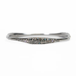 Alexis Bittar 'Miss Havisham' Encrusted Bangle in silver