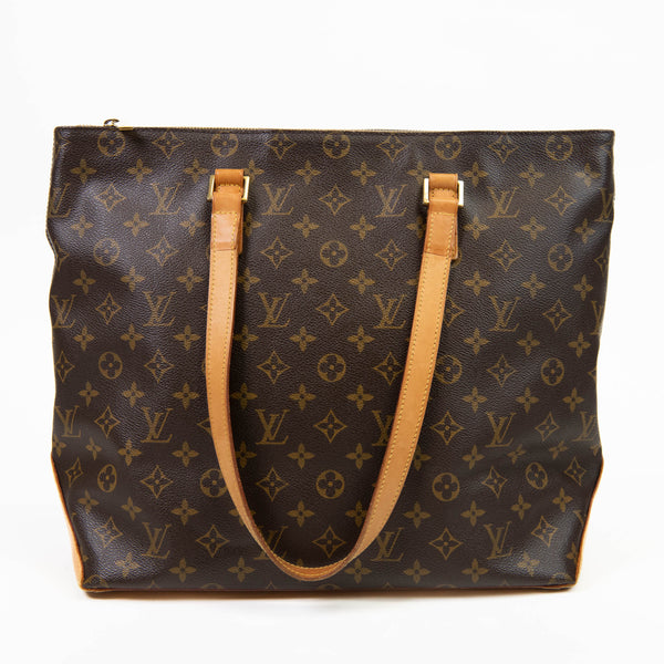 Louis Vuitton Brown Monogram Coated Canvas Cabas Mezzo