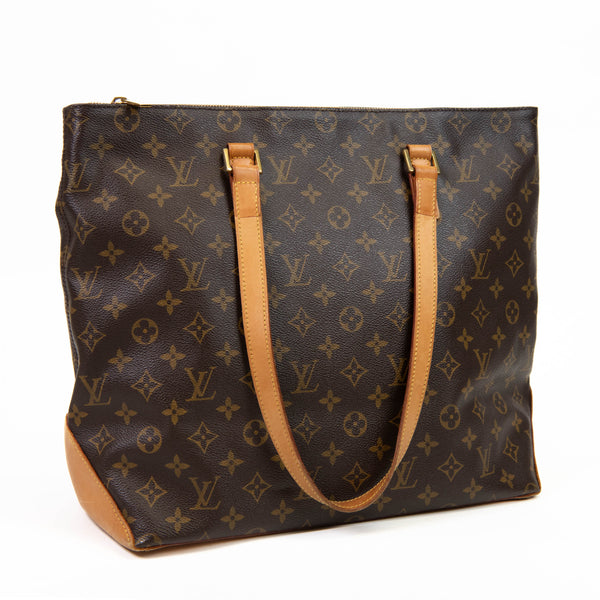 Louis Vuitton Brown Monogram Coated Canvas Cabas Mezzo