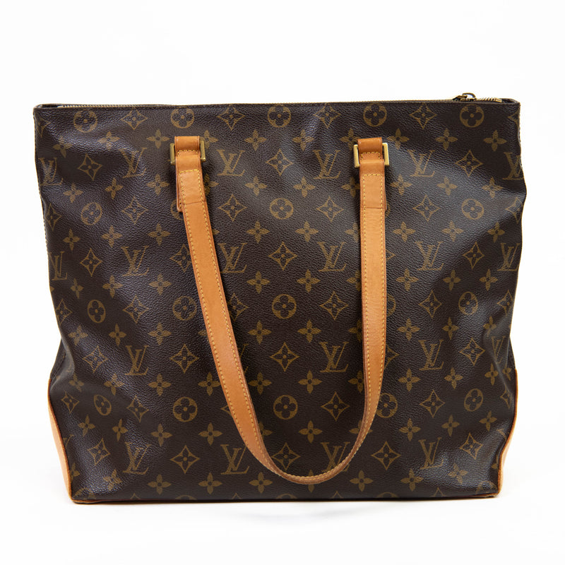 Louis Vuitton Brown Monogram Coated Canvas Cabas Mezzo